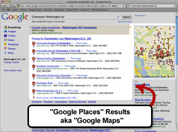google places map